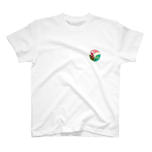 loconuts surf＆garden 티셔츠