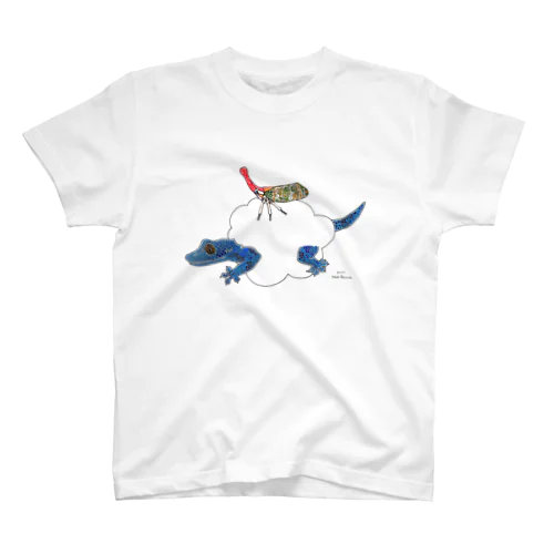 テングビワハゴロモ様とヤモリA Regular Fit T-Shirt
