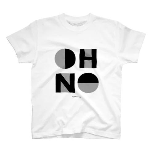 My Little Artists - OH NO BW Tee スタンダードTシャツ