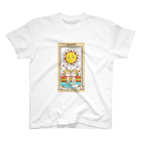 マルセイユ版　ちびキャラ太陽 Regular Fit T-Shirt