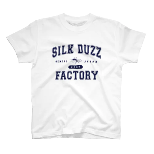 silk duzz factory【college】ネイビー スタンダードTシャツ