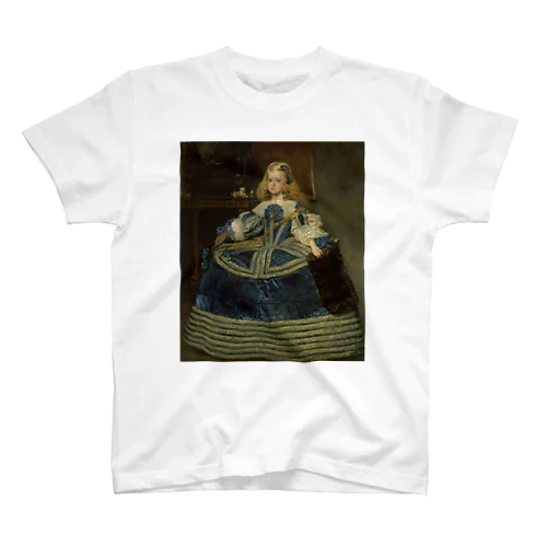 青いドレスのマルガリータ王女/ Infanta Margarita Teresa in a Blue Dress スタンダードTシャツ