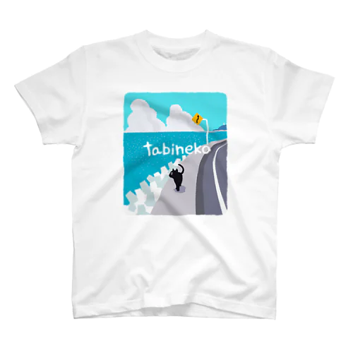 たびねこ：海からの風 Regular Fit T-Shirt