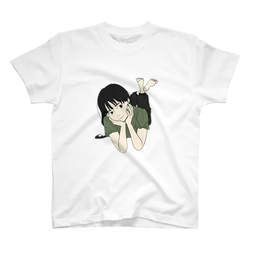 ほおづえgirl スタンダードTシャツ