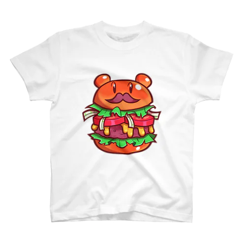 A Beard Bear Burger Regular Fit T-Shirt