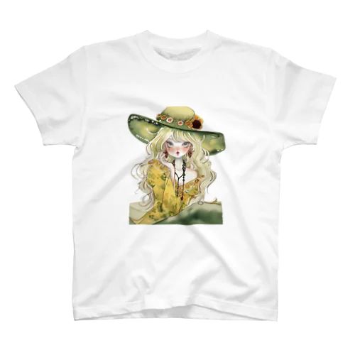 Lady with Emerald Hat Regular Fit T-Shirt