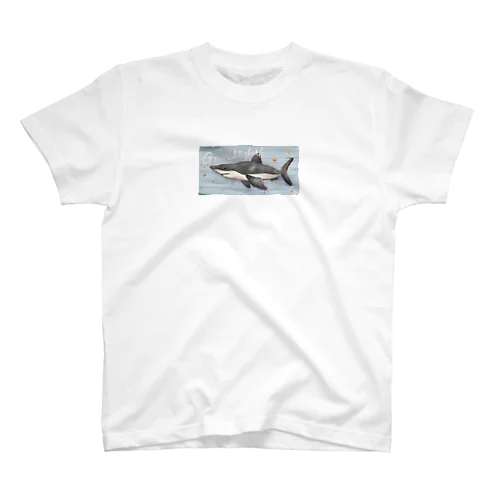 ホホジロザメ/シャーク/海の生き物シリーズ スタンダードTシャツ