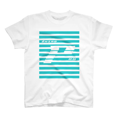 ボーダー（しろぷぅ）青系 Regular Fit T-Shirt