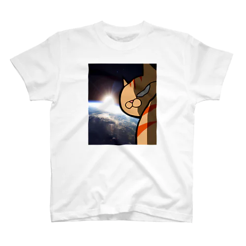 宇宙の猫様 Regular Fit T-Shirt