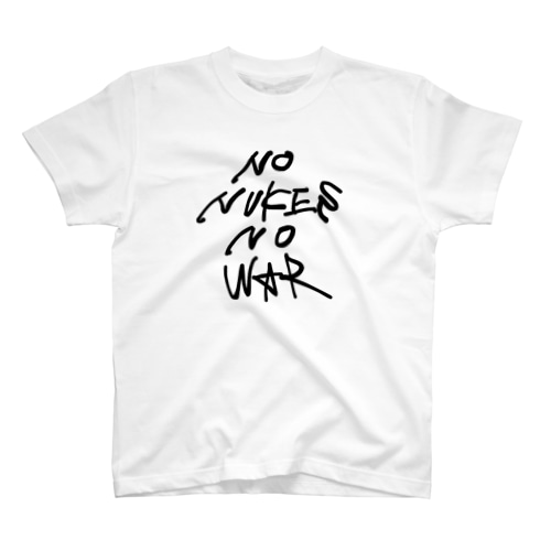 NO  NUKES  NO WAR Regular Fit T-Shirt
