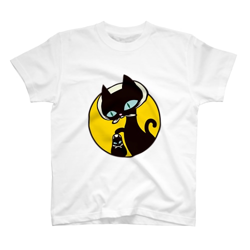 ほっかむりクロネコのキンゾウ3 Regular Fit T-Shirt