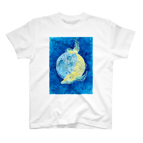 『月光クジラ　地球照』 スタンダードTシャツ