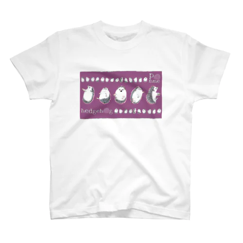 ハリネズミのポム-purple- スタンダードTシャツ