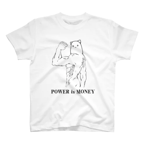 POWER is MONEYシャツ Regular Fit T-Shirt