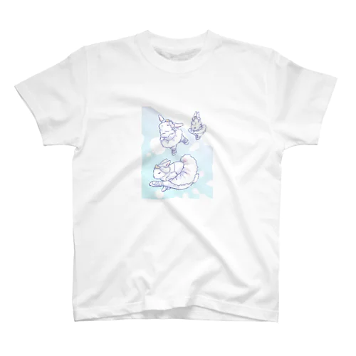 バニリーナ(背景色つき) Regular Fit T-Shirt
