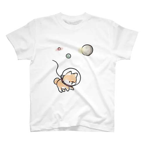 宇宙のしばいぬ Regular Fit T-Shirt