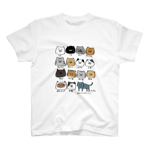 猫図鑑 スタンダードTシャツ