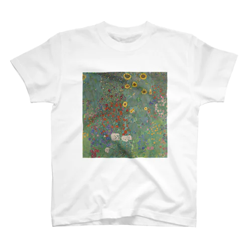 ひまわりの咲く農家の庭 / Farm Garden with Sunflowers スタンダードTシャツ