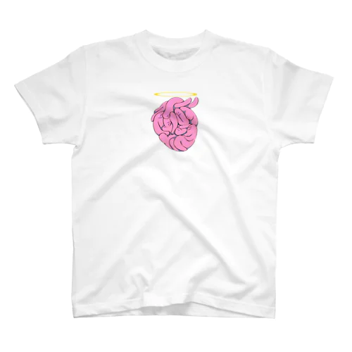 ハツ_pink Regular Fit T-Shirt