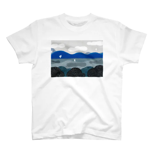 lake and bird スタンダードTシャツ