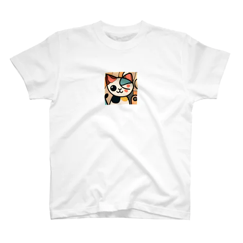 Mysterious Cat Regular Fit T-Shirt