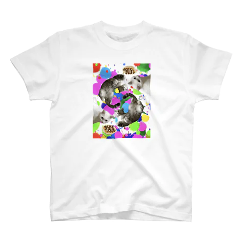 猫とたこ焼き(みるく＆もか) Regular Fit T-Shirt