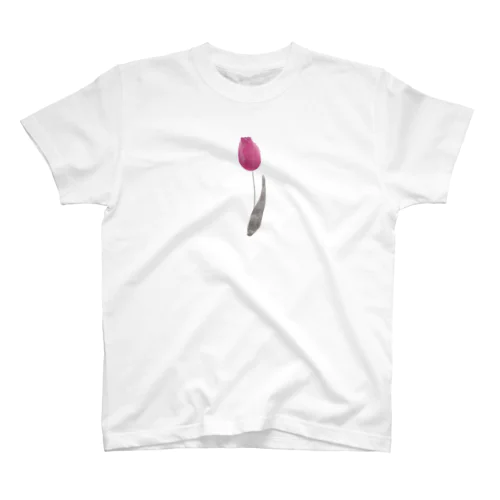 ピンクのチューリップ Regular Fit T-Shirt
