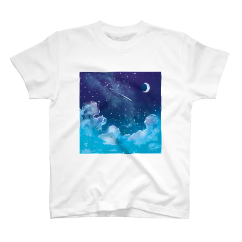 星空(ロゴ入り) Regular Fit T-Shirt