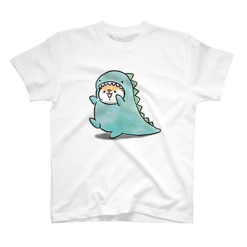 ほんわかしばいぬ(恐竜) スタンダードTシャツ