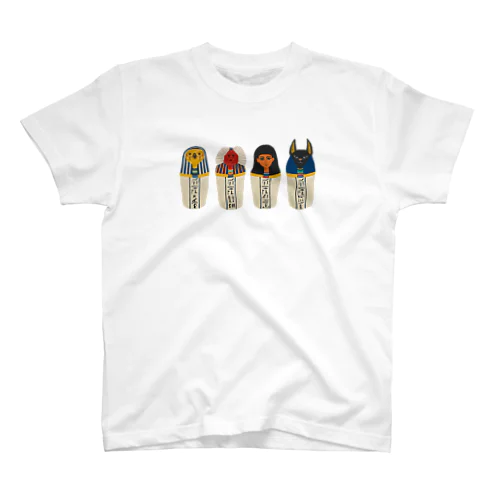 古代エジプト　カノポス壺 Regular Fit T-Shirt