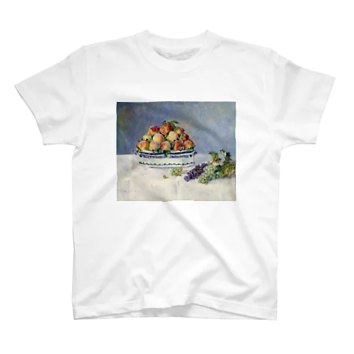 桃とブドウのある静物画 / Still Life with Peaches and Grapes Regular Fit T-Shirt