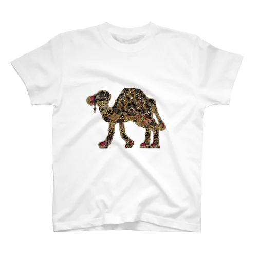 Doll me up Camel おしゃまなラクダちゃん Regular Fit T-Shirt