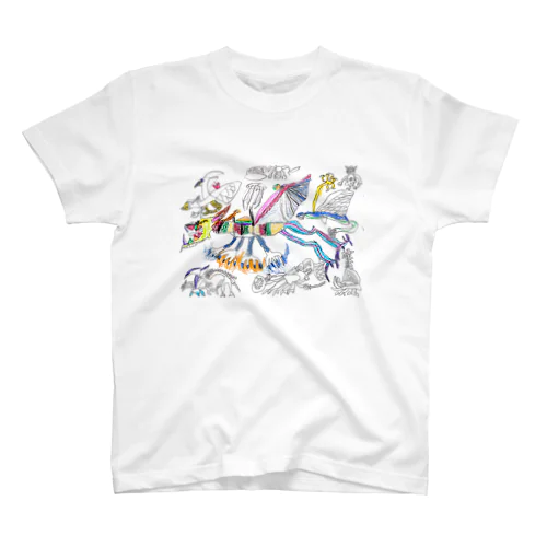 魔の動物の襲撃 Regular Fit T-Shirt