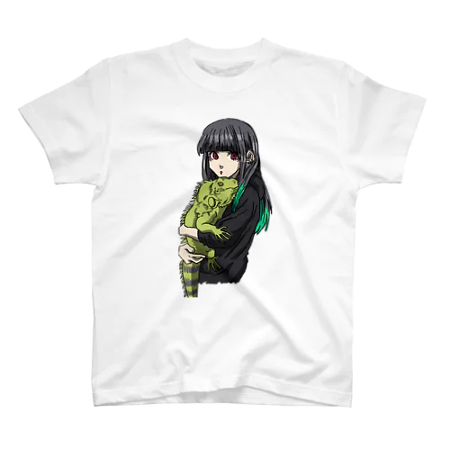 ピアスと爬虫類が好きな女の子 Regular Fit T-Shirt