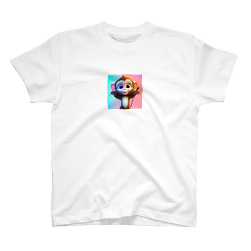 3Dイラストおさるさん スタンダードTシャツ