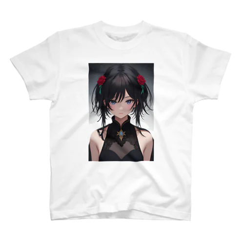 花飾りの少女 スタンダードTシャツ