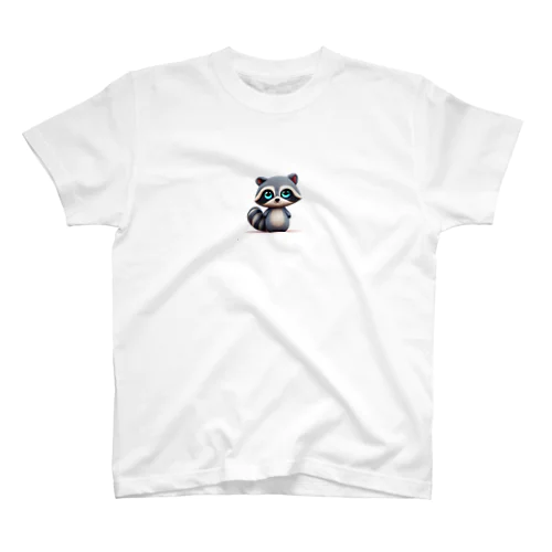 3Dイラストあらいぐま スタンダードTシャツ