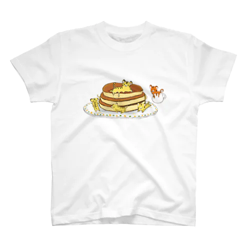 溶けタイガーwithパンケーキ スタンダードTシャツ