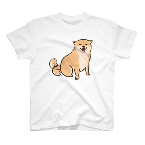 柴犬　ニコニコ【せいこせんせい】犬 スタンダードTシャツ