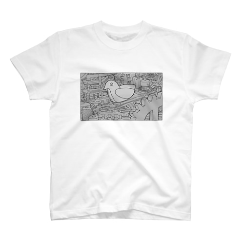 鳩時計の鳩を監視する装置 Regular Fit T-Shirt
