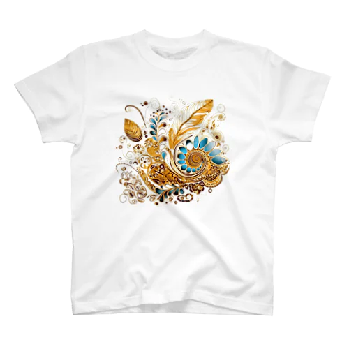 Golden  Leaves Regular Fit T-Shirt