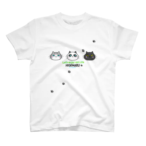 ひげまるTシャツ（3フェイス） スタンダードTシャツ