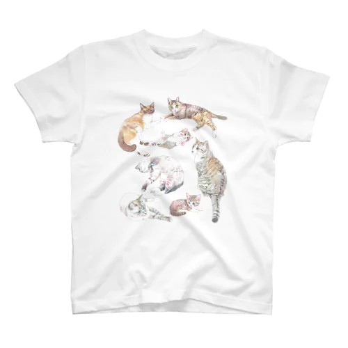 ねこ爛漫 スタンダードTシャツ