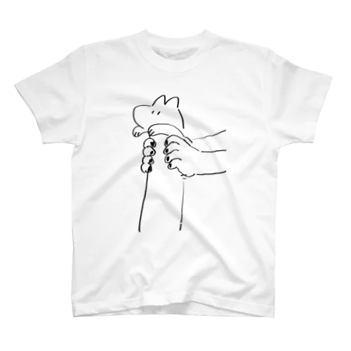 🐈のびるねこ Regular Fit T-Shirt