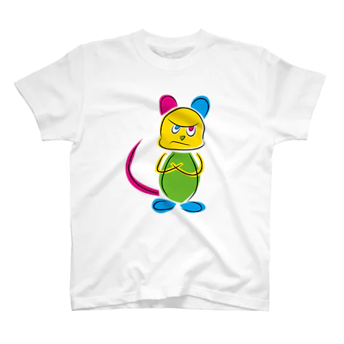 My Little Artists - Angry Mouse 002 スタンダードTシャツ