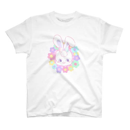 お花うさちゃん Regular Fit T-Shirt