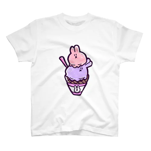 うさちゃんアイス スタンダードTシャツ