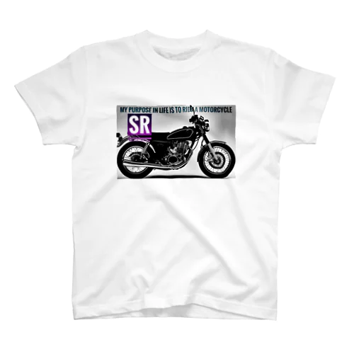 バイクが生きがい〜SRiaロゴver スタンダードTシャツ