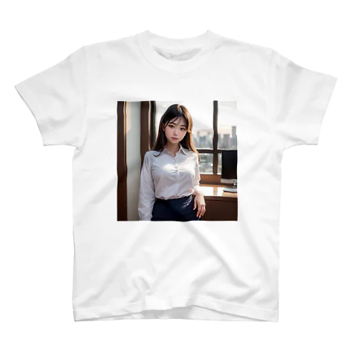 銀行員女子 スタンダードTシャツ