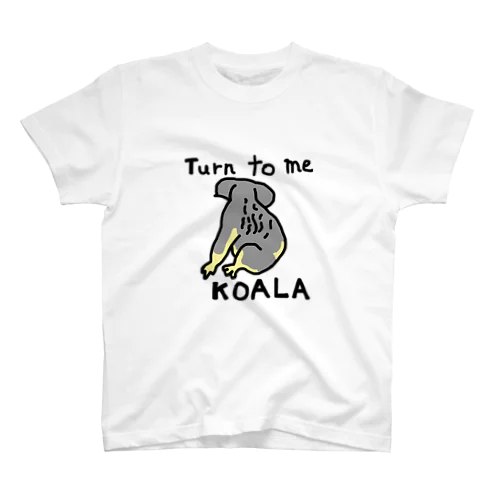 コアラの後ろ姿（Back view of koala） Regular Fit T-Shirt